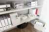 Handy Storage Basket Plastic Crate School Office Kitchen Pharmacy Tidy Organiser