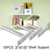 10x Heavy Duty Long Concealed/Invisible/Hidden Floating Shelf Support Bracket