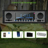 Bluetooth Retro Car Radio MP3 Player Stereo USB AUX Classic Car Stereo Audio NEW