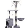 Grey Large Cat Kitten Tree Scratcher Scratching Climbing Activity Post Tower UK