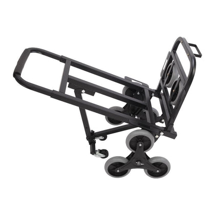 Details about 150kg Heavy Duty 6 Wheel Stair Climber Steel Sack Truck Trolley