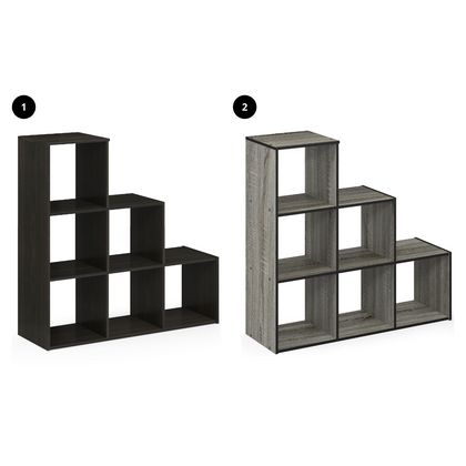 Furinno 17070 Series Pelli Cubic Storage Cabinet, 3-2-1