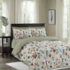 4 Piece Polycotton Duvet Cover Bed Set With Matching Pillow Cases & Fitted Sheet