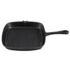 Cast Iron Steak Frying Pan Food Meals Gas Induction Cooker Cooking Kitchen 24cm