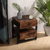 Industrial Coffee Side End Table Bedside Nightstand Drawer Living Room Furniture