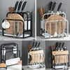 Stainless Steel Cutlery Holder Drainer Storage Chopsticks Spoon Organizer Rack