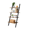 Industrial Ladder Shelving 5 Tier Display Stand Book Shelf Wall Rack Storage