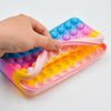 Popping Fidget Sensory Bubble Pencil Case Toys Stress Relief & Gamepad Keychain