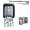 4 Digit Outdoor Key Safe Box High Security Wall Mounted Code Lock-Storage Case