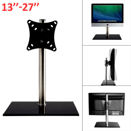Single Computer Monitor Arm Mount Desks Stand 13-27”Screen LED TV Bracket Mounts