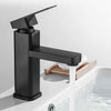 Modern Bathroom Basin Taps Mixer Tap Single Lever Mono Brass Tap Black Faucet