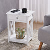 Drawer Unit Side Plant Table Console/Teleph