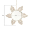 Boho Art Wall Hanging Mirror Cotton Rope Woven Macrame Flower Tapestry Crafts UK