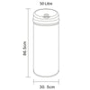 Inmotion White Stainless Steel Auto Sensor Kitchen Waste Dust Bin 30L, 42L, 50L