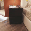 Black Chest of Drawers Bedside Table Side Corner Table Cabinet Drawers Bedroom