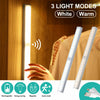 Wireless LED Cabinet Closet Lamp PIR Motion Sensor Light USB Rechargeable Strip