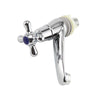 Traditional Twin Basin Sink Hot and Cold Taps Pair Chrome Bathroom Water Faucet
