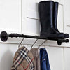 Vintage Furniture Towel Rail Clothes Rail Hanger Rustic Iron Pipe Handrail