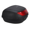 Universal 56L 2 Helmets Motorcycle Top Box Rear Luggage Storage Back Case New