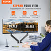 Dual Monitor Arm Mount Desk Stand for 13"-35" Screens up to 26.4 lbs Each