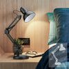 Metal Swing Arm Desk Lamps with LED Bulb Clamp Adjustable Table Lamp for Bedroom