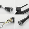 Black Kitchen Sink Taps Pull Out Spray Mixer Single Lever Swivel Spout Brass Tap