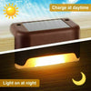 Super Bright LED Solar Powered Wall Light Door Fence Outdoor Garden Lighting 8x