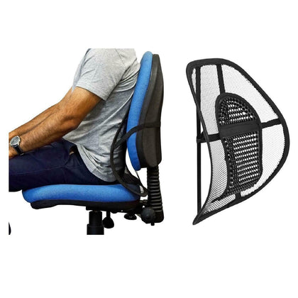 Lumbar Lower Back Car Seat Support Lumber Mesh Cushion Pain Relief Office Chair