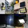120 LED Solar Powered Outdoor Garden Light Security Flood Wall Lamp UK seller