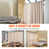 Room Divider Portable Panel Separator Privacy Screen w/ Wheels 118"x94"