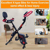 3 IN 1 Folding Magnetic Exercise Bike Home Gym Fitness Bicycle Cycling Machine