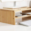 Bamboo Adjustable Portable Laptop Desk Lazy Table Stand Lap Sofa Bed PC Notebook