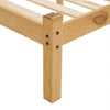 Corona 4ft Small Double Bed Frame Low Foot End Solid Pine Wood Bedroom Furniture