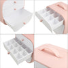 3 Tier Drawer Storage Box Portable Underwear Bra Socks Tidy Divider Jewelry Case