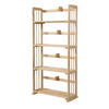 Furinno FNCL-33002 Pine Solid Wood 4-Tier Bookshelf, Natural