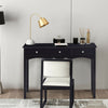 Accent Dressing Table 3 Drawer Sofa End Console Table Hallway Storage Furniture