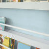 Wall White Wood 4 Tiers Kids Storage Shelving Bookcase Rack KMB08-W,UK