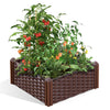 Raised Garden Flower Bed Planter Plant Pot Vegetable Herb Box Tray Frame