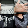 100 X Disposable Waterproof Apron Gown Polythene Adult Plastic Aprons Kitchen UK