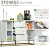Industrial Style Sideboard Cabinet Drawer Cupboard Storage Unit Modern Tv Stand