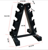 3 Tiers Hex Dumbbell Tree Rack Vertical Storage Stand Home/Gym High Quality