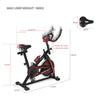 Exercise Bike Home Gym Bicycle Cycling Cardio Fitness Training Indoor Red