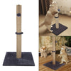 74CM Grey Cat Kitten Extra Tall Sisal Scratching Scratcher Post Supplies