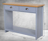Slim Hallway Console Table Vintage Sideboard Hall Entryway Furniture Narrow Unit