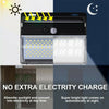 262 LED Solar Powered PIR Motion Sensor Light Bright Outdoor Garden Wall Lights