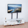 Stable 2-Leg 32" 45 55 60 65" TV Floor Stand Studio Mount For Samsung Sony LG