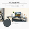 Kids Metal Small Computer Desk Space Saving Gaming PC Laptop Writing Table Study