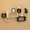 Set Of 3 Modern Elegant Floating Wall Shelves Retro Wall Mount Shelving Units UK