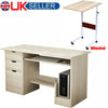 83/120cm Computer Home Office Desk Corner Wooden Desktop Table Study Workstation