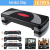 3 Level Adjustable Aerobic Fitness Yoga Step Board Non Slip Gym Stepper Board UK